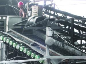 WQT型球团圆辊筛现场使用图